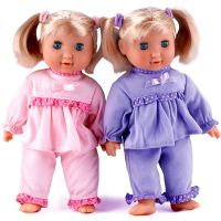 Dolls World - Snící panenka Adélka a Barborka 25 cm