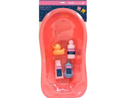 Dolls World Dolls World - Koupací set pro panenky 46 cm s vaničkou a doplňky