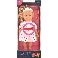 Dolls World Módní panenka Charlotte - 36 cm: Růžová srdíčková princezna 3