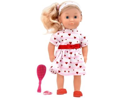 Dolls World Módní panenka Charlotte - 36 cm: Růžová srdíčková princezna