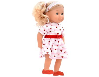 Dolls World Módní panenka Charlotte - 36 cm: Růžová srdíčková princezna