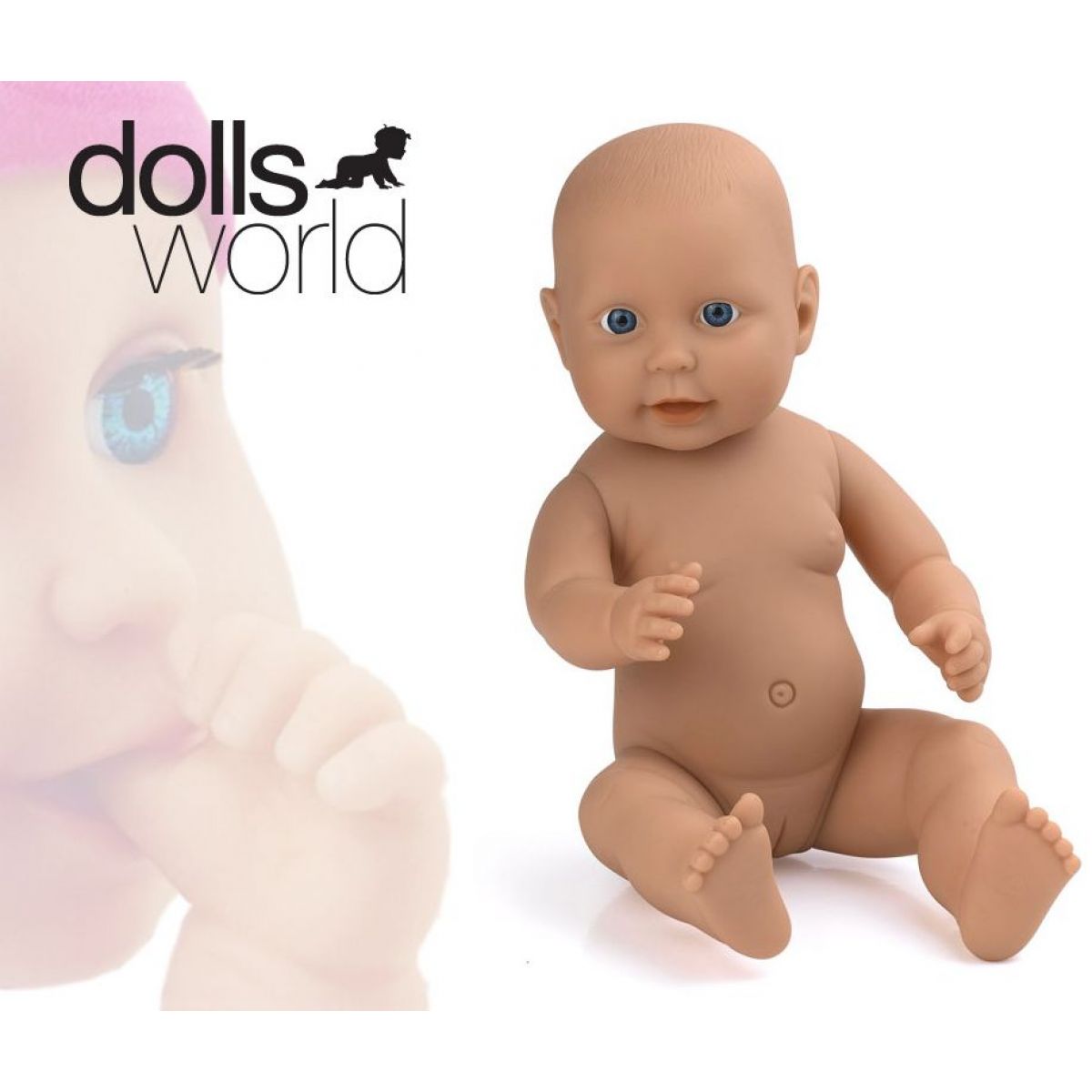 Dolls World Novorozeně holčička 41 cm