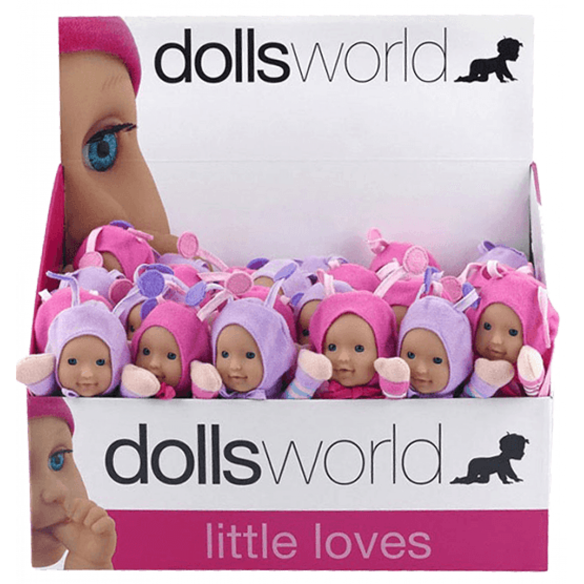 Dolls World Panenka brouček 18 cm