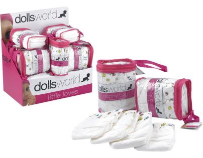 Dolls World Pleny 4ks v taštičce se zipem