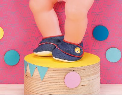 Zapf Creation Dolly Moda Baby Botičky modré