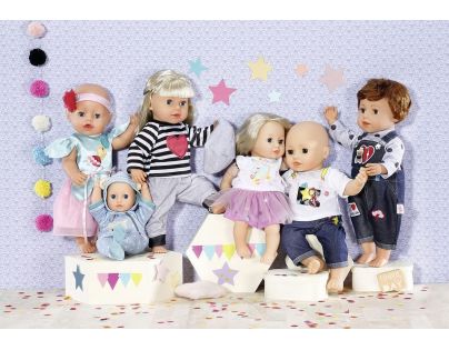 Dolly Moda Růžová teplákovka s kočičkou 36 cm