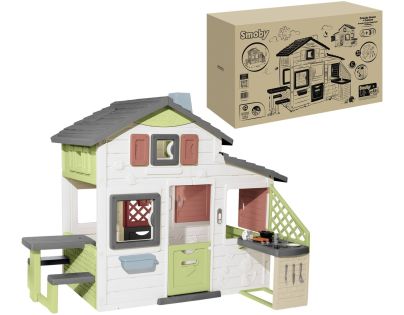 Smoby Domeček Life Friends House s kuchyní rozšiřitelný