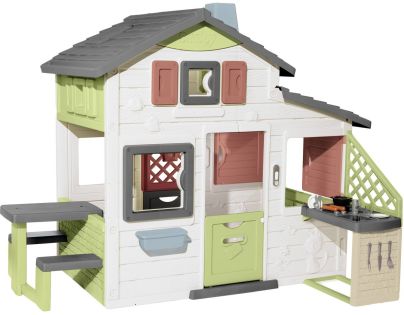 Smoby Domeček Life Friends House s kuchyní rozšiřitelný