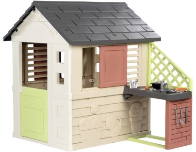 Smoby Domeček Life Nature s kuchyní