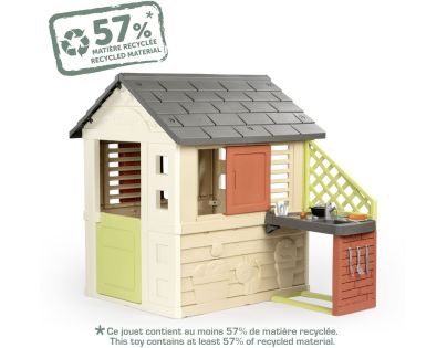 Smoby Domeček Life Nature s kuchyní