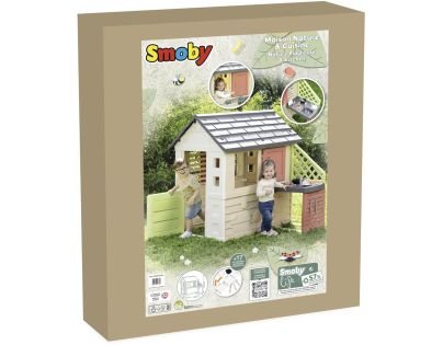 Smoby Domeček Life Nature s kuchyní