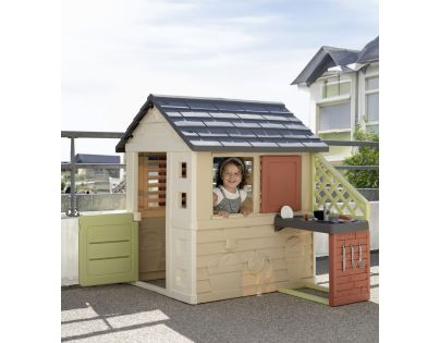 Smoby Domeček Life Nature s kuchyní