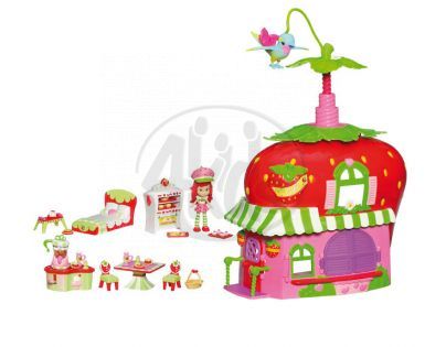 Strawberry Shortcake 19091 - Domeček ve tvaru jahůdky + jahůdka a doplňky