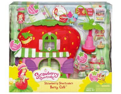 Strawberry Shortcake 19091 - Domeček ve tvaru jahůdky + jahůdka a doplňky