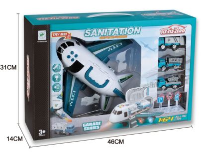 Doprava letadlo - garáž