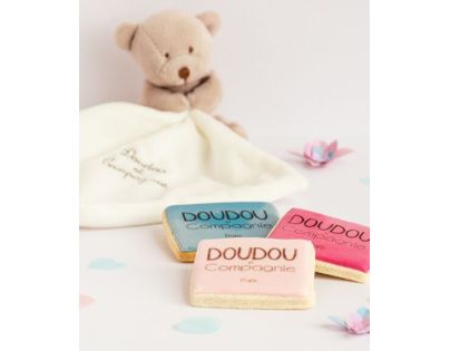 Doudou Dárková sada - medvídek s muchláčkem