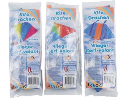 Teddies Drak létající nylon barevný