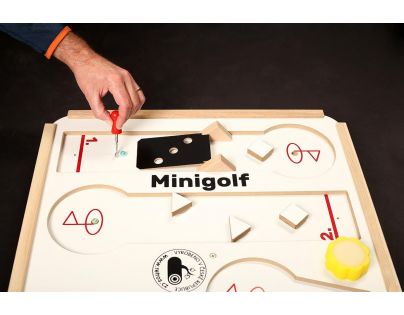 Dřevěné hračky Jaroš Stolní minigolf