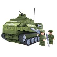 Dromader Stavebnice Vojáci Tank 199 dílků 2