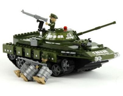 Dromader Stavebnice Vojáci Tank 213 dílků