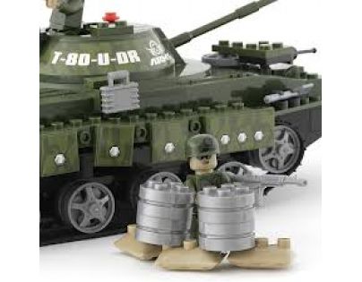 Dromader Stavebnice Vojáci Tank 213 dílků