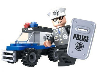 Dromader Stavebnice Policie Auto 33 dílků