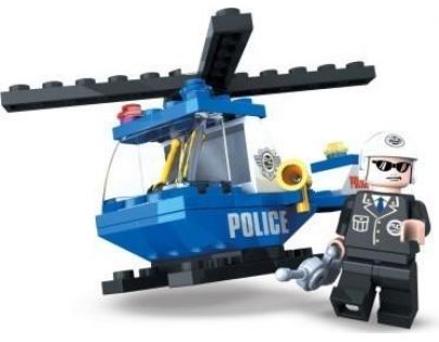 Dromader Stavebnice Policie Vrtulník 47 dílků