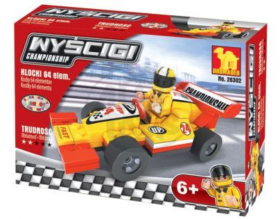 Stavebnice Dromader 26302 Auto závodní Formule 64ks
