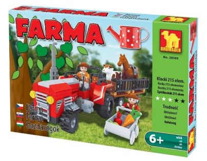 Dromader Stavebnice Farma Traktor 215 dílků
