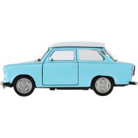 Dromader Auto Welly Trabant 601 Klasic 11cm 1 : 34 modrý s bílou střechou 3