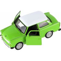 Dromader Auto Welly Trabant 601 Klasic 11cm 1 : 34 zelená s bílou střechou 2