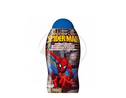 Dětský sprchový gel a šampón 300ml Spiderman vůně ostružin