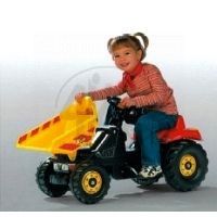Rolly Toys 024124 - Šlapací traktor Dumper Kid - žlutočervený 2