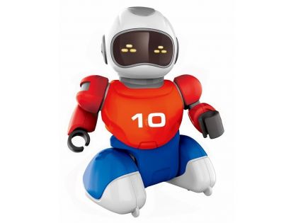 Dva Roboti s míčkem na dálkové ovládání a dvěma brankami