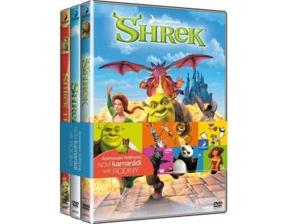 DVD 3DVD Shrek 1-3