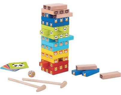 Dvěděti Jenga se zvířátky Dvěděti Jenga se zvířátky