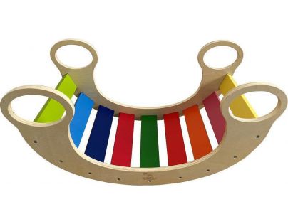 Dvěděti Montessori Duhová houpačka barevná