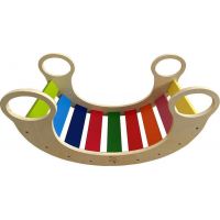 Dvěděti Montessori Duhová houpačka barevná