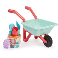 Ecoiffier Kolečko s konvičkou, kyblíčkem a příslušenstvím