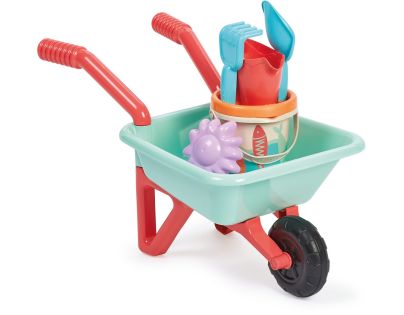 Ecoiffier Kolečko s konvičkou, kyblíčkem a příslušenstvím