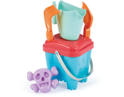 Ecoiffier Kyblíček Hrad s konvičkou a příslušenstvím 15 cm