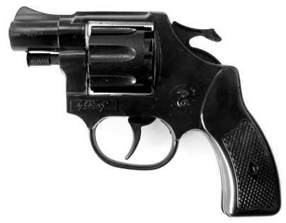 Alltoys 12564 - Policejní pistole Cobra kapslíková 8 ran