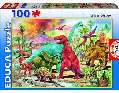 Educa Puzzle Dinosaurus 100 dílků