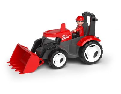 Efko ECO MultiGO Červený traktor Zetor s radlicí, figurka Igráček