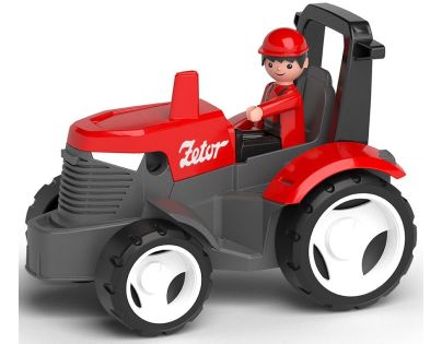 Efko ECO MultiGO Červený traktor Zetor s radlicí, figurka Igráček