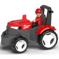 Efko ECO MultiGO Červený traktor Zetor s radlicí, figurka Igráček 4