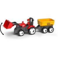 Efko ECO MultiGO Červený traktor Zetor s radlicí, vlek, Igráček 3