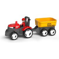 Efko ECO MultiGO Červený traktor Zetor s radlicí, vlek, Igráček 4