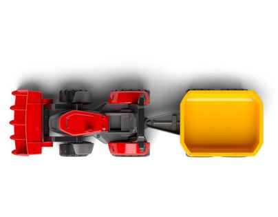 Efko ECO MultiGO Červený traktor Zetor s radlicí, vlek, Igráček