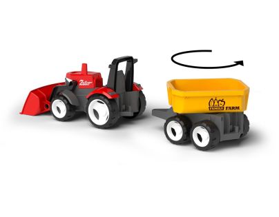 Efko ECO MultiGO Červený traktor Zetor s radlicí, vlek, Igráček
